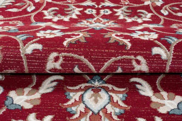 Koberec T605A RED DUBAI BIL Červený Obdĺžnikový Rozmer: 80x150 cm