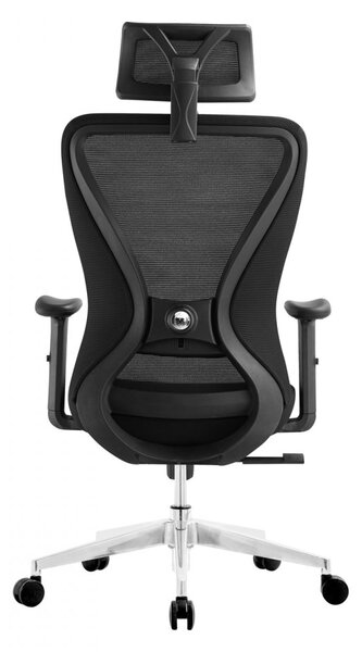 Kancelárska ergonomická stolička Neoseat NICOLE — čierna, nosnosť 150 kg