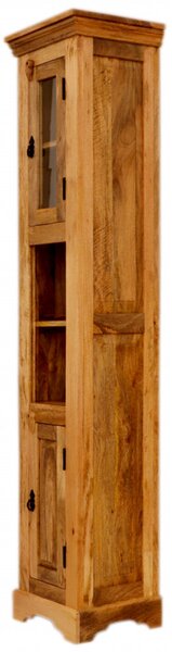 Skrinka do kúpeľne Guru 40x190x35 indický masív mango