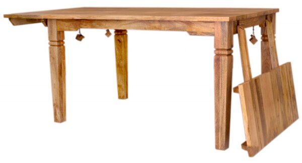Rozkladací stôl Guru 140/220x90 z mangového dreva