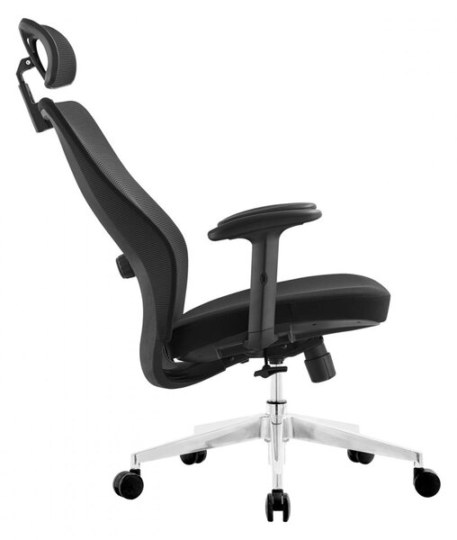 Kancelárska ergonomická stolička Neoseat NICOLE — čierna, nosnosť 150 kg