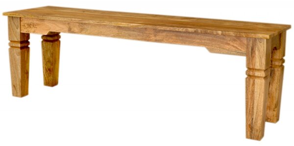 Lavica Guru 140x40 z mangového dreva
