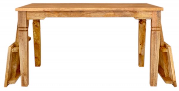 Rozkladací stôl Guru 140/220x90 z mangového dreva