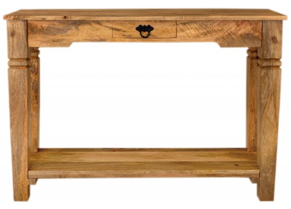 Konzolový stolík Guru 110x76x35 indický masív mango