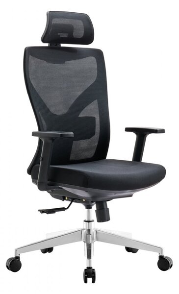 Kancelárska ergonomická stolička BOL TON - čierna, nosnosť 150 kg