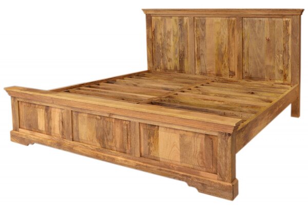 Posteľ Guru 160x200 indický masív mango