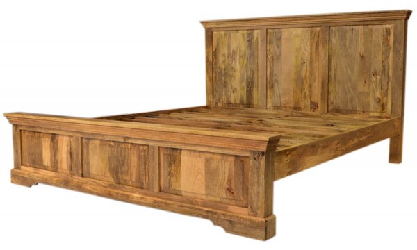 Posteľ Guru 160x200 indický masív mango