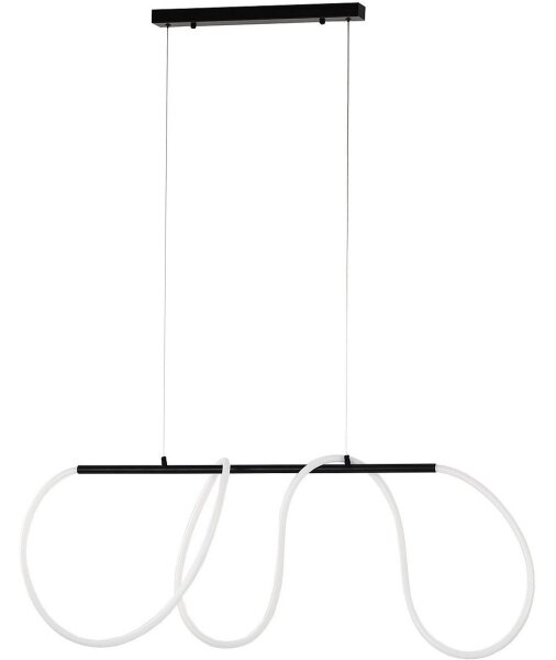 LED luster na lanku FLEXI LED/45W/230V 4000K čierny