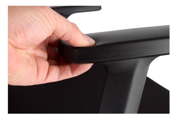 Kancelárska ergonomická stolička Neoseat BOROSI — čierna, nosnosť 150 kg