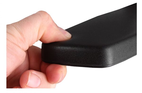 Kancelárska ergonomická stolička Neoseat NOVELO — sieť / látka, čierna, nosnosť 150 kg