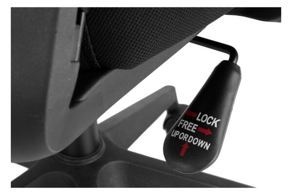 Kancelárska ergonomická stolička Neoseat NOVELO — sieť / látka, čierna, nosnosť 150 kg