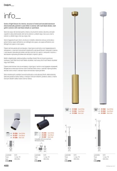 Redo 01-2555 - Bodové svietidlo DELPHI 1xGU10/7W/230V, priemer 7 cm, čierne