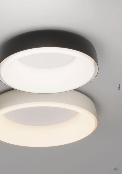 Redo 01-3722 - LED stropné svietidlo DIP LED/30W/230V 48,6 cm čierne
