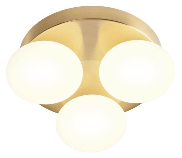 Redo 01-4307 - LED Kúpeľňové stropné svietidlo OVUM 3xLED/5W/230V IP44 mosadz
