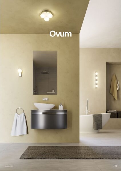 Redo 01-4306 - LED Kúpeľňové stropné svietidlo OVUM 3xLED/5W/230V IP44 chróm