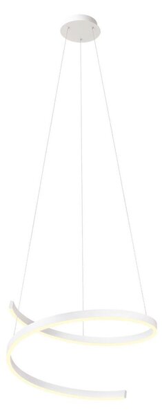 Redo 01-4013 - LED stmievateľné závesné svietidlo na lanku SCROLL LED/38W/230V biela