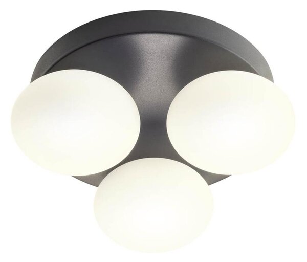 Redo 01-4308 - LED Kúpeľňové stropné svietidlo OVUM 3xLED/5W/230V IP44 čierne