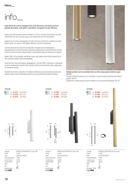 Redo 01-4059 - LED stlmiteľné nástenné svietidlo NIKOS LED/10W/230V CRI 90 čierna