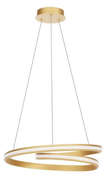 Redo 01-4361 - LED stmievateľný luster na lane TORSION LED/40W/230V zlatý