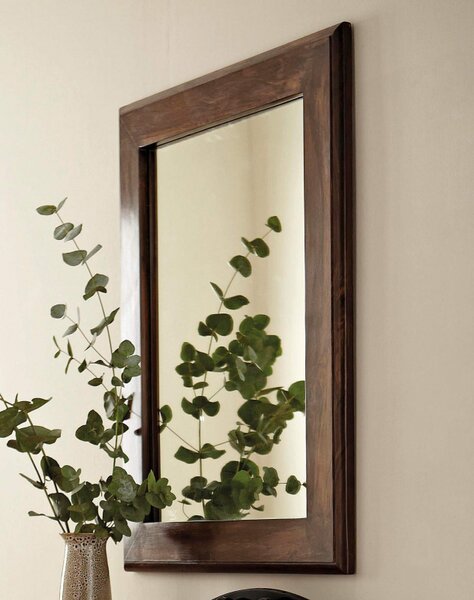 Zrkadlo Tara 60x90 indický masív palisander