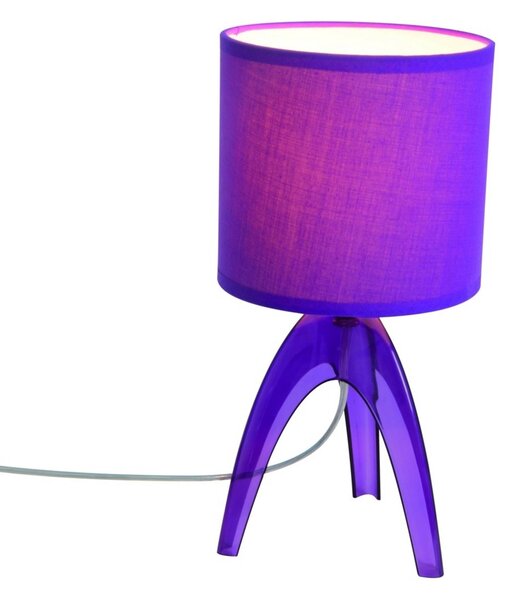 Trendy stolná lampa Ufolino, fialová