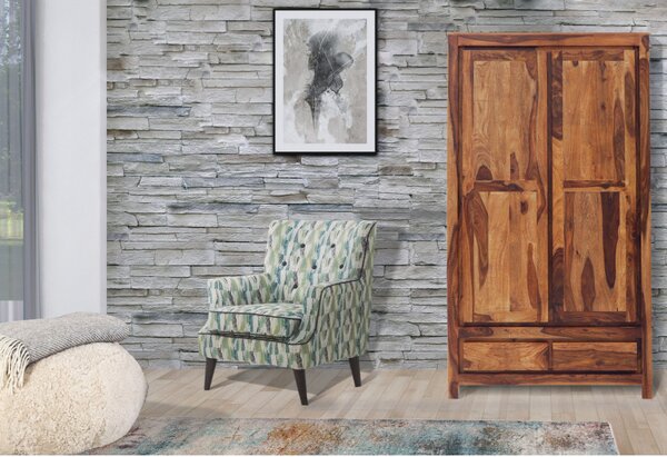 Skriňa Gani 110x200x60 z indického masívu palisander