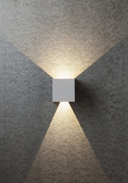 Redo 90294 - LED vonkajšie nástenné svietidlo VARY 2xLED/10W/230V 3000K IP54 biele