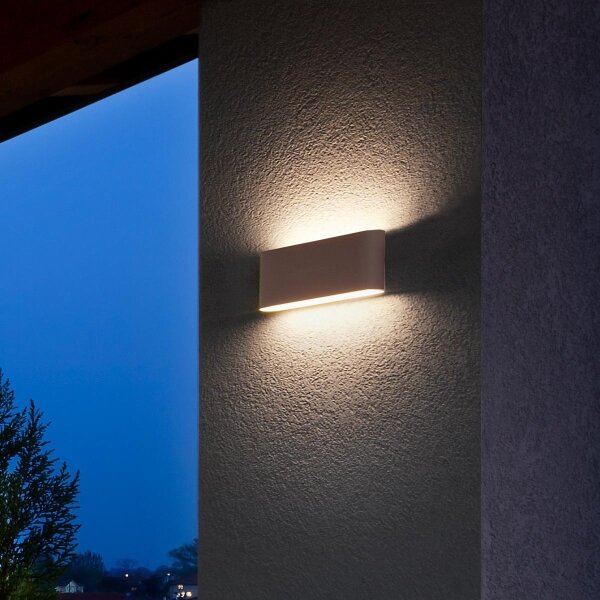 Redo 90453 - LED Vonkajšie nástenné svietidlo KLIPPE LED/24W/230V 3000K IP54 hnedá