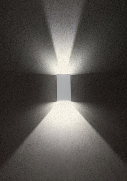 Redo 90552 - LED Vonkajšie nástenné svietidlo VARY 2xLED/10W/230V 3000K IP54 biela