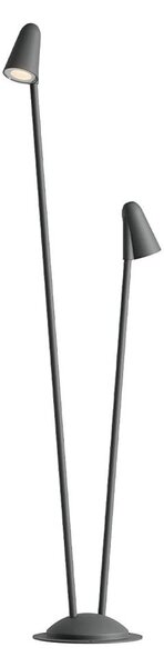 Redo 90711 - LED vonkajšie svietidlo NIVALIS 2xLED/6,9W/230V 110 cm IP65 antracit