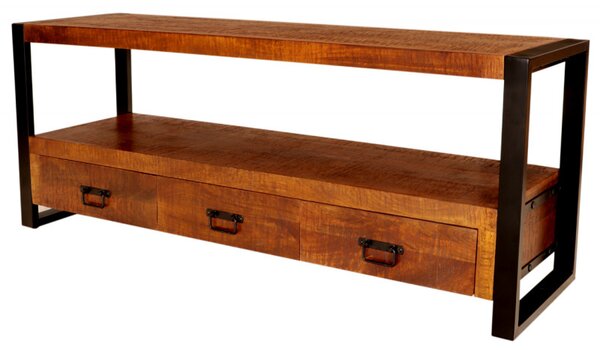 TV stolík Retro 150x60x45 indický masív mango