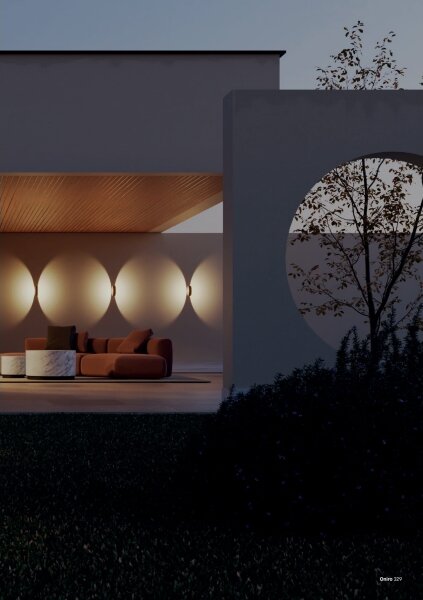 Redo 91063 - LED vonkajšie nástenné svietidlo ONIRO LED/8W/230V IP65 hnedé