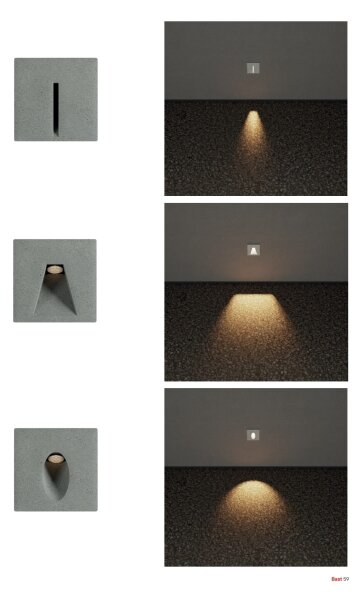 Redo 91196 - LED vonkajšie orientačné svietidlo BAST LED/2,5W/230V IP65 antracit
