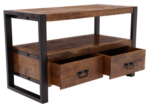 TV stolík Retro 100x60x45 indický masív mango