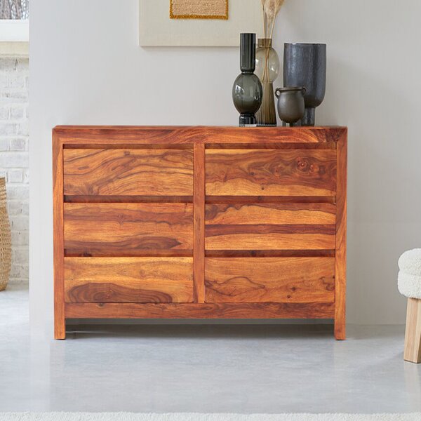 Komoda Gani 160x80x45 z indického masívu palisander