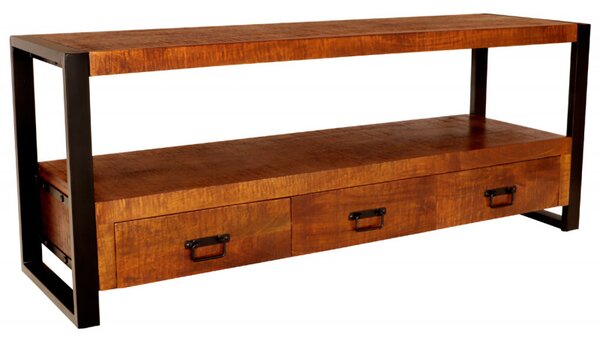 TV stolík Retro 150x60x45 indický masív mango