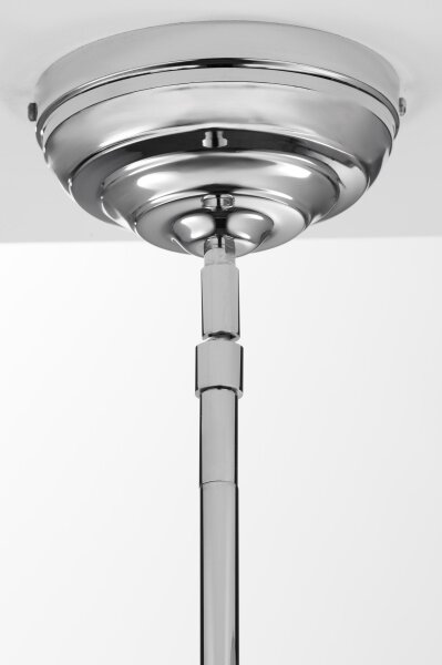 Jupiter 2071 - Luster na tyči PLATINO 1xE27/15W/230V zelená/lesklý chróm