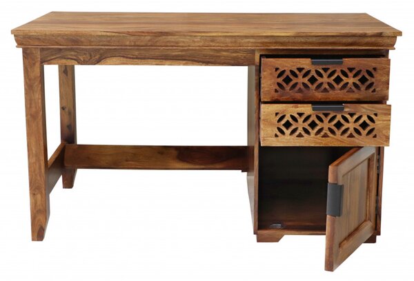 Písací stôl Mira 130x76x70 indický masív palisander
