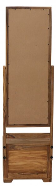 Toaletný stolík so zrkadlom Mira 50x175x40 indický masív palisander