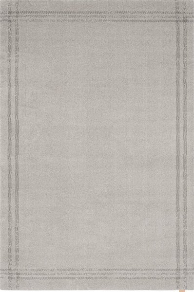 Krémovobiely vlnený koberec 160x240 cm Calisia M Grid Rim – Agnella