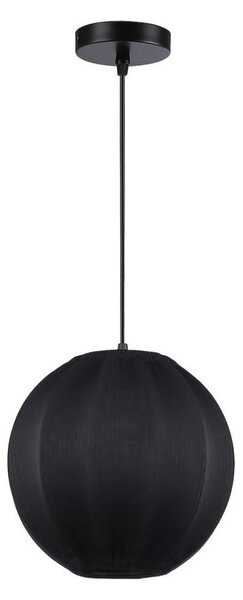 Závesný luster DANA na lankách, 1xE27/15W/230V, priemer 25 cm, čierny