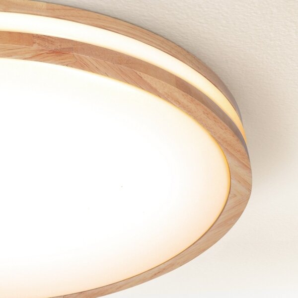 Brilagi - Stmievateľné LED svietidlo MOLINA LED/60W/230V 3000-6500K dub priemer 58 cm +DO
