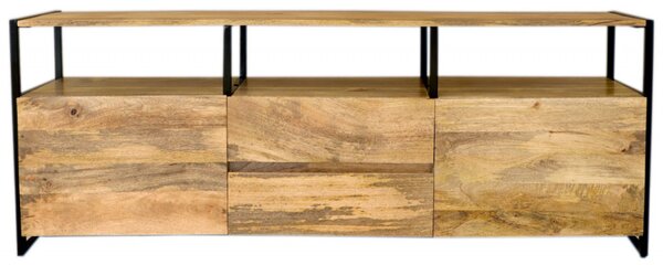 TV stolík Gita 160x60x45 indický masív mango