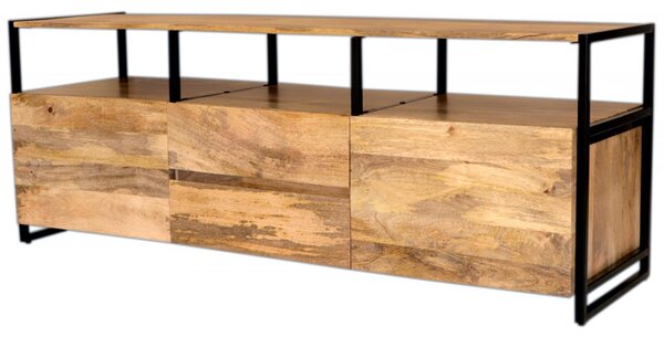 TV stolík Gita 160x60x45 indický masív mango
