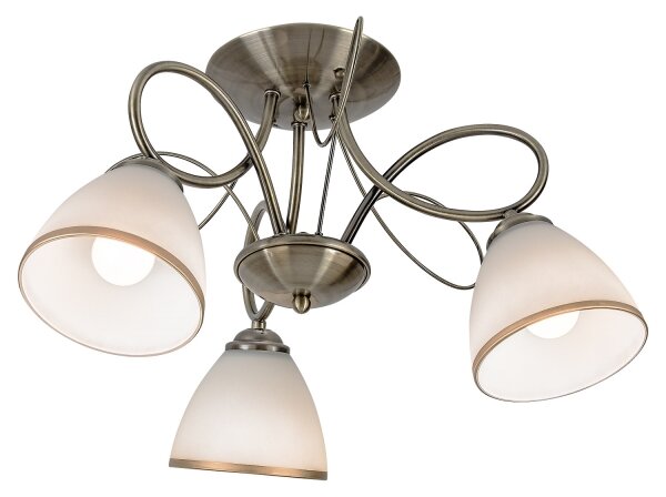 Brilagi - Prisadený luster FRED 3xE27/60W/230V, priemer 59 cm, bronzový