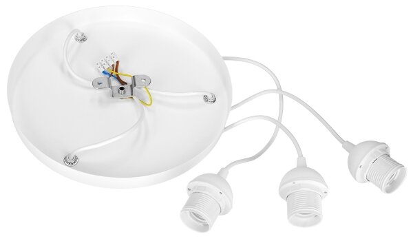 Brilagi - Luster na lane RESNA 3xE27/60W/230V pr. 45 cm hnedá/béžová