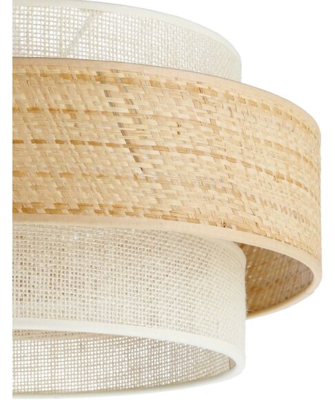 Luster BOHO na lane, priemer 40 cm, 1xE27/60W/230V, juta/krémová