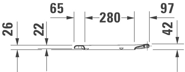 Duravit D-Code - WC sedátko so sklápacou automatikou, biela 0067390000