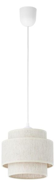 Luster na lane BOHO 1xE27/60W/230V pr. 20 cm biela