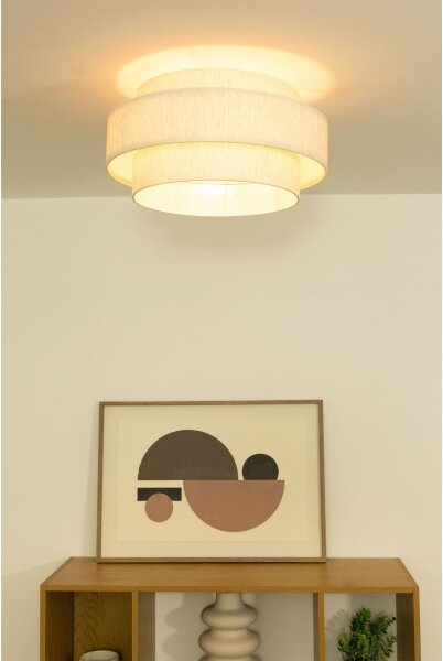 Stropné svietidlo BOHO 1xE27/60W/230V priemer 40 cm biele